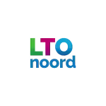 Logo van LTO Noord met groene L, tweekleurige T en blauwe O en noord voor zakelijke illustraties in Deventer